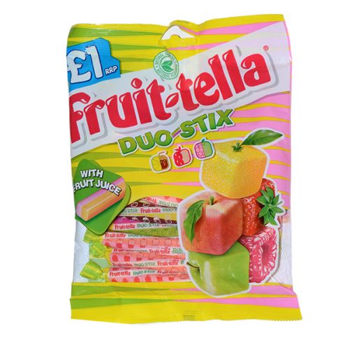 FRUIT-TELLA DUO-STIX CHEWS  135G  