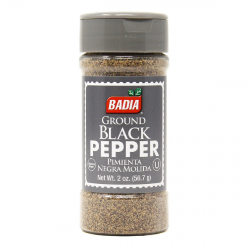 BADIA GROUND BLACK PEPPER 56.7G 