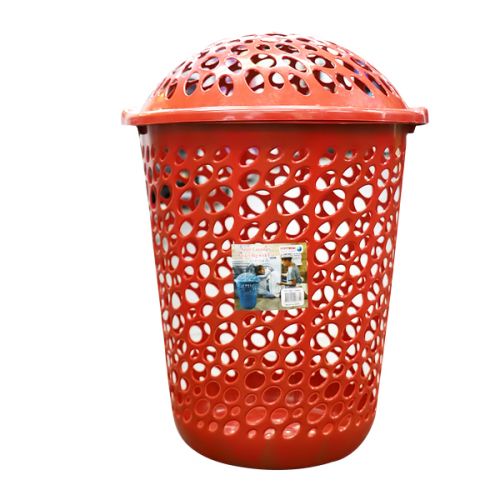 LAUNDRY BASKET WITH LID BIG – APPLE REC-78