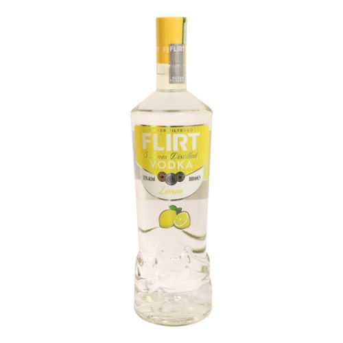 FLIRT PURE DISTILLED VODKA LEMON  37.5% 1L