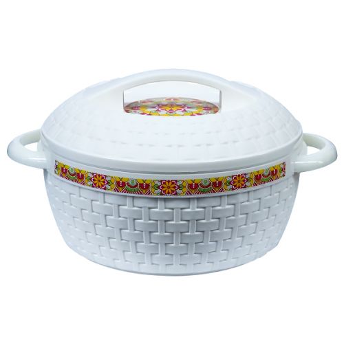 CELLO HOT POTS WITH STAINLESS STEEL LINER WICKER 2500ML