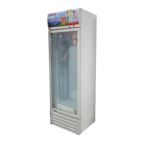 AKAI FRIDGE SINGLE DOOR SHOWCASE 333L WHITE SC022A-333L