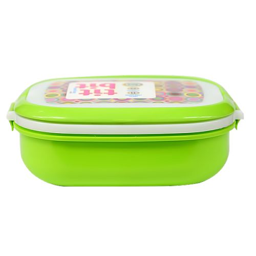 LUNCH BOX CELLO PLASTIC WITH CUTLERY SET