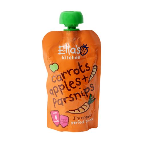 ELLA'S KITCHEN BABY FOOD CARROTS, APPLES & PARSNIPS 120G 