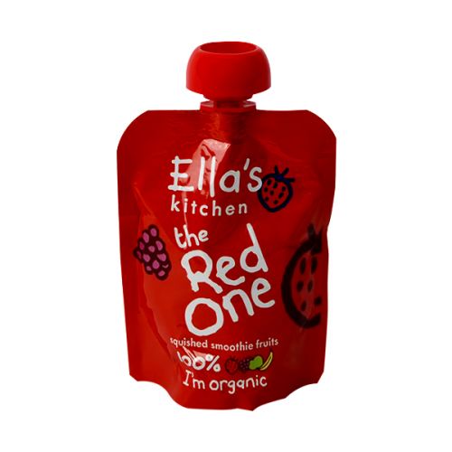 ELLA'S KITCHEN BABY FOOD SQUISHED SMOOTHIE FRUITS RED ONE 90G  
