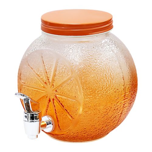 GLASS DISPENSER LEMON SHAPE 1500ML 