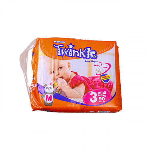 TWINKLE DIAPERS MIDI N0.3 90-PIECES