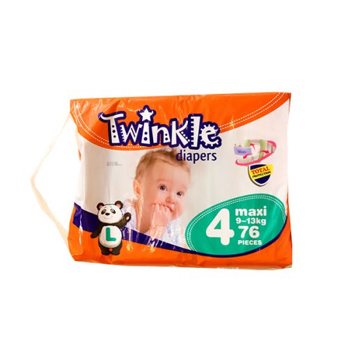 TWINKLE DIAPERS MAXI N0.4 76PIECES