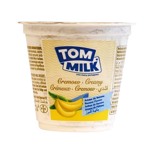 TOM MILK BANANA FLAVOR DAIRY DESSERT 125G