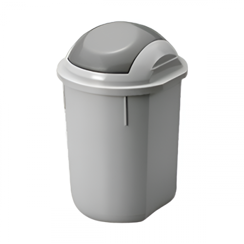 UCSAN DUSTBIN WITH SWING LID 12 LITERS PLASTIC M-418