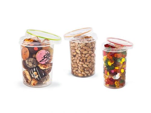 STORAGE CONTAINER AIRTIGHT (0.6/1.1/1.5)L 3 PIECES SET M-771