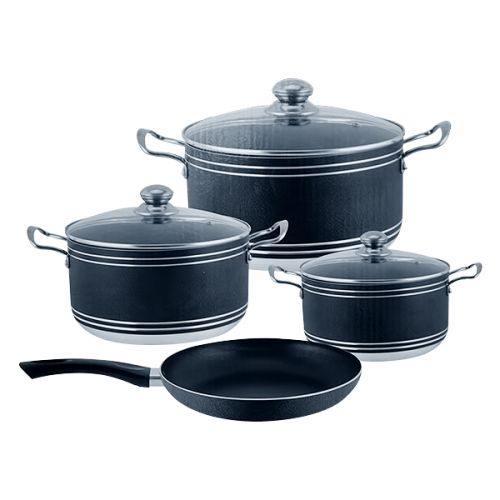 CROWNSTAR COOKWARE SET 7PCS ALUMINIUM MC-6428