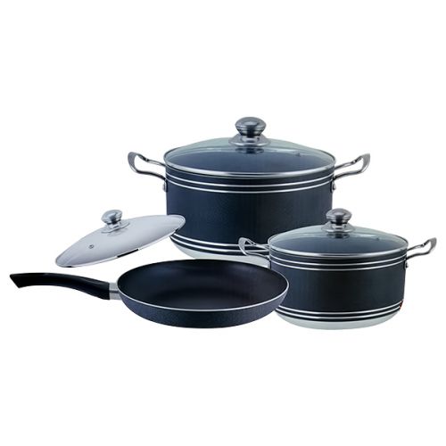 CROWNSTAR COOKWARE SET 5PCS ALUMINIUM MC-6426