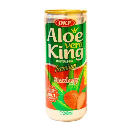 OKF ALOE VERA KING STRAWBERRY 240ML