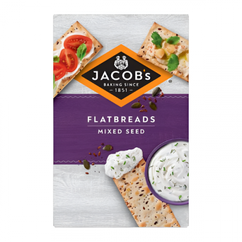 JACOBS FLATBREAD MIXED SEED 150G