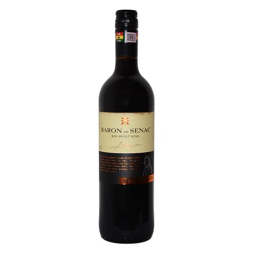 BARON DE SENAC RED SWEET WINE 10% 750ML 