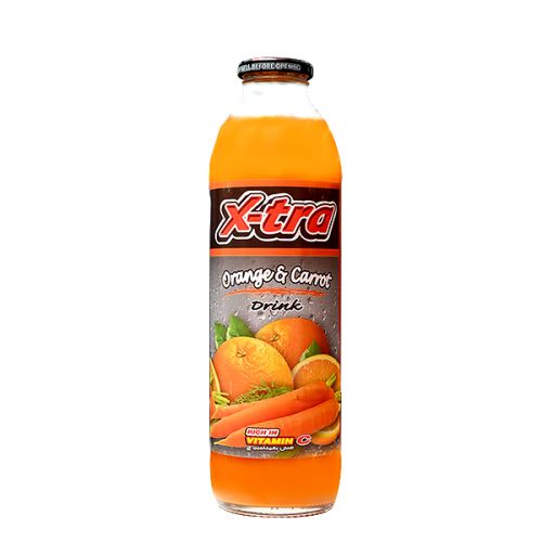 X-TRA ORANGE & CARROT JUICE 1L 