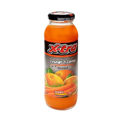 X-TRA ORANGE & CARROT JUICE 250ML