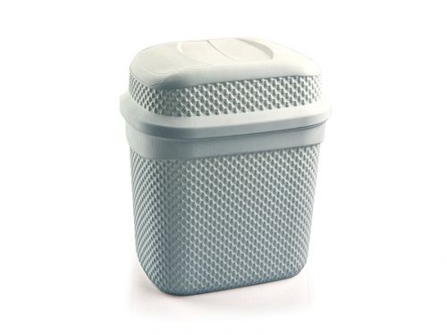 UCSAN DUSTBIN WITH LID WHIRLPOOL DESIGN 7 LITERS PLASTIC M-132