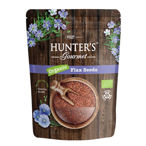 HUNTER'S ORGANIC FLAX SEEDS 300G  