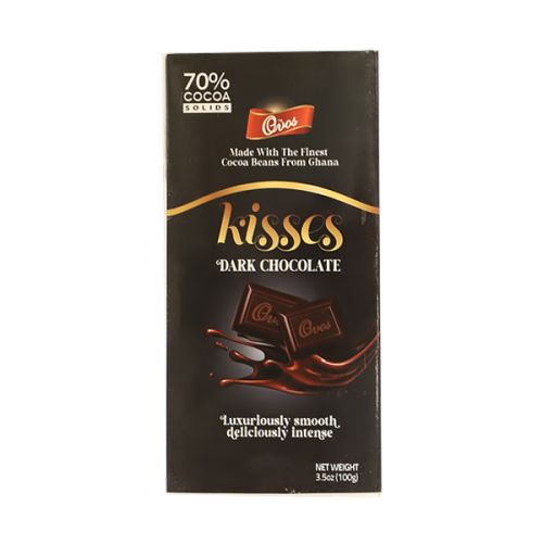 OVOS KISSES DARK CHOCOLATE 100G