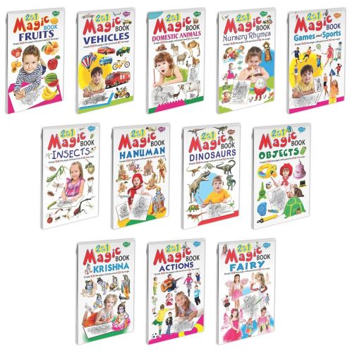 MAGIC BOOK 2 IN 1 WITH 10 TITLES ED784