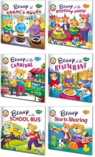 BENNY LEARNS SOCIAL SKILLS BOOK WITH 6 TITLES ED798