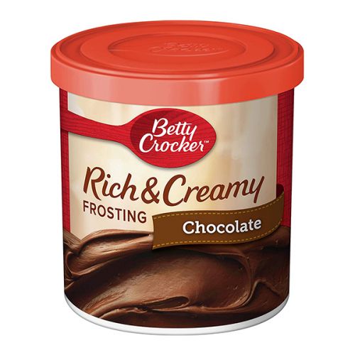 BETTY CROCKER GLUTEN FREE FROSTING RICH & CREAMY CHOCOLATE 