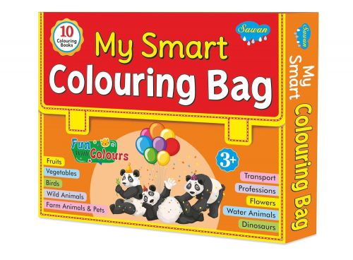 MY SMART COLOURING SET WITH 10 BOOKS ED812