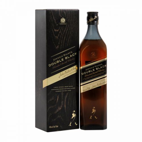 JOHNNIE WALKER DOUBLE BLACK WHISKY 40% 750ML