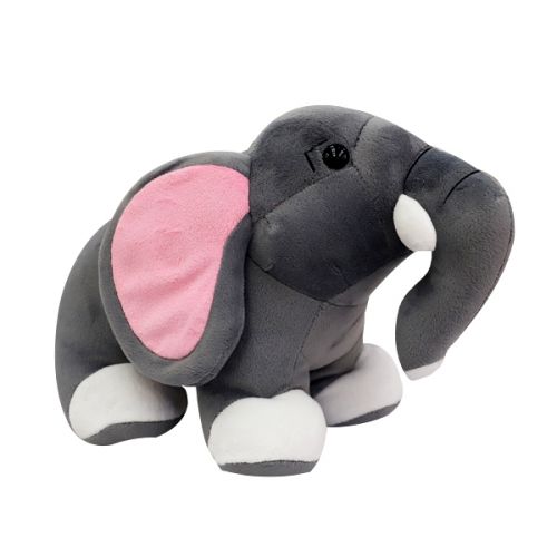 ELEPHANT TOY 9  PLUSH GREY GGBNBGP35A