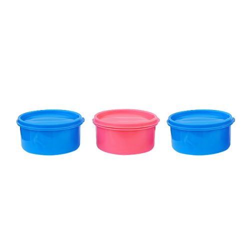 CONTAINER ROUND SET OF 3 PIECES PLASTIC 5643