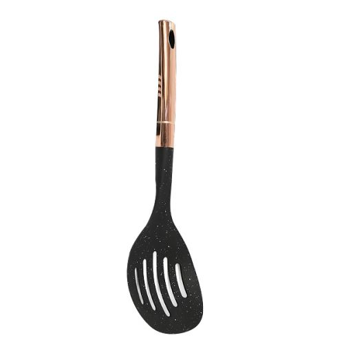 KITCHEN TOOL SLOTTED LADDLE STAINLESS STEEL + NYLON 