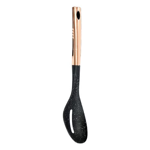 KITCHEN TOOL SLOTTED LADDLE STAINLESS STEEL & NYLON 