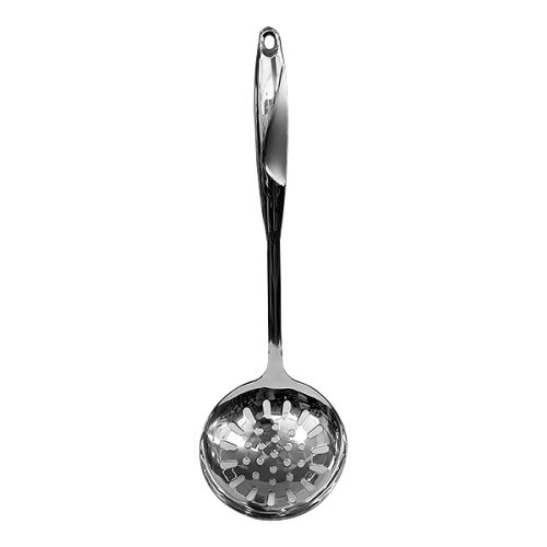 SLOTTED LADDLE STAINLESS STEEL 38CM 160G
