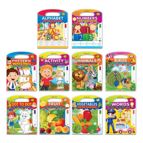 WRITE AND WIPE ACTIVITY BOOK SERIES