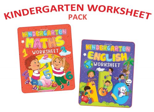 KINDERGARTEN WORKSHEETS BOOK SERIES MATH AND ENGLISH