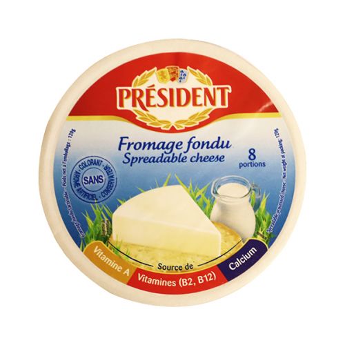PRESIDENT PROCESSED CHEESE 120G