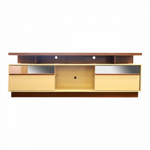 TV UNIT 65'' OFF WHITE/WALNUT RECIFE