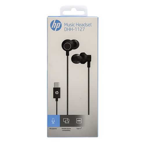 HP EARPHONE/HEADSET TYPE-C VOICE CHANGING BLACK 