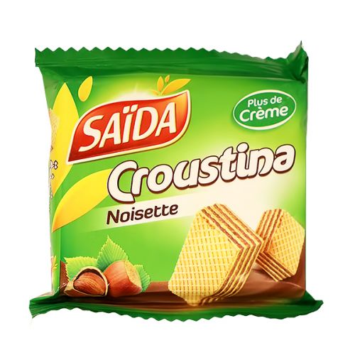 SAIDA CROUSTINA MINI WAFER HAZELNUT 33G