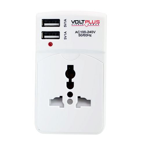VOLTPLUS MULTI SOCKET ADAPTER 13A WITH USB SLOT VP-AD13AU