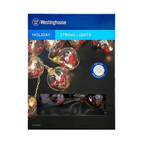 DECOR STRING LIGHTS CLEAR BALL WESTINGHOUSE 