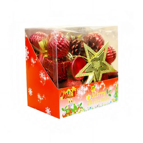 CHRISTMAS DECOR BALL SET 37 PIECES 4CM JHHY20253
