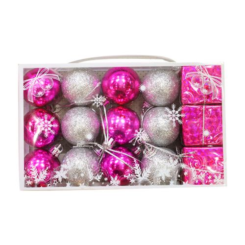 CHRISTMAS DECOR BALL 4CM JHB-2270