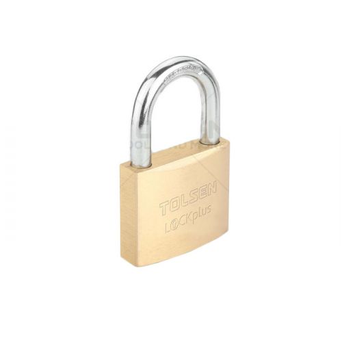 TOLSEN PADLOCK 40MM BRASS HEAVY DUTY 55114