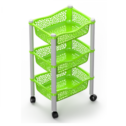 PRACTILINE KITCHEN RACK 3 LAYER PLASTIC 01040-000