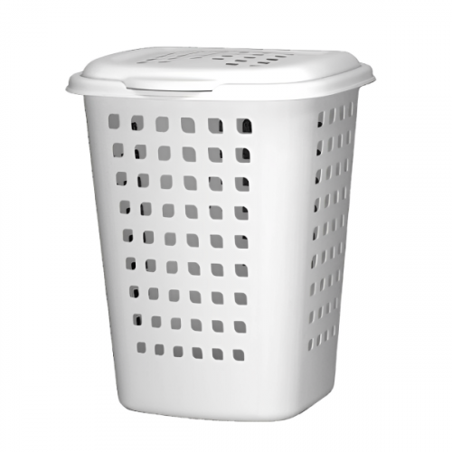 PRACTILINE LAUNDRY BASKET WITH LID PLASTIC 02010-020