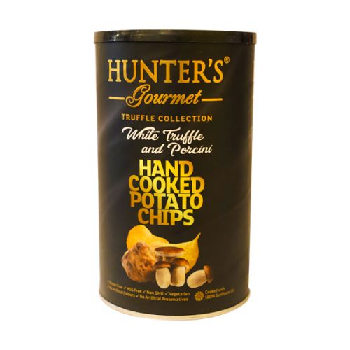 HUNTER'S POTATO CHIPS WHITE TRUFFLE & PORCINI 150G