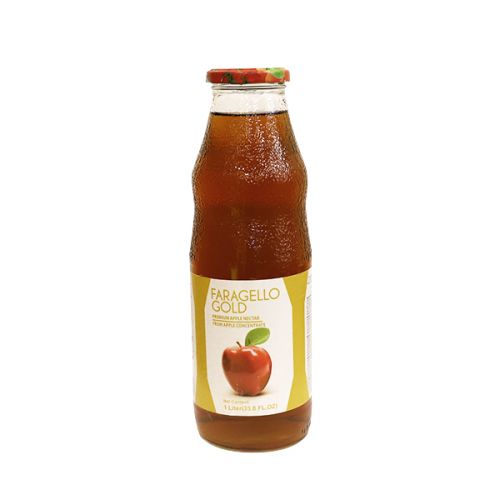 FARAGELLO GOLD APPLE NECTAR GLASS BOTTLE 1L